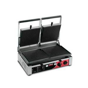 설먼 파니니그릴 PDR 3000 TIMER 파니니 전기그릴 2구 커피숍 삼겹살구이기 세라믹