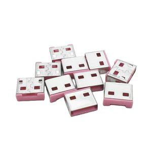 USB포트 잠금장치 전용 보안 커넥터 분홍 10개 (WFFOKLN)