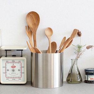 [기타]스텐레스 LGUQGADX 수저통 깔끔한 수저 정리함 물빠짐 구멍