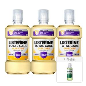 리스테린 검케어 마일드 750ml, 3개 + 증정(그린티 마일드 100ml)