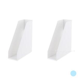 프랑코 사무실 서재 파일 서류 꽂이 중 화이트 2개