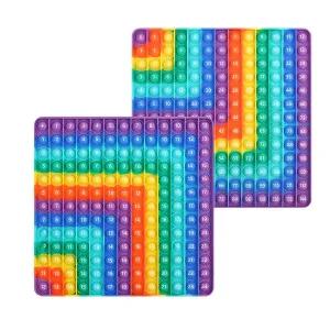 [키움하우스]푸쉬팝 대형 1-144 수배열 구구단 팝잇 곱셈 덧셈 숫자놀이 수세기 수인지 연산활동 수학교구