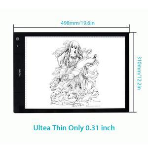 판타블렛 드로잉 그림 패드 HUION LB3 무선 LED 라이트 트레이싱 박스 트레이서, 배터리 구동, 애니메이션