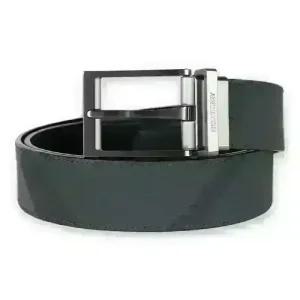 디몬트 버버리 남성 체크 모티프 레더 벨트(챠콜) 8065341