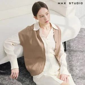 막스스튜디오 시그니처 판초 니트 베스트 3종