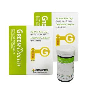 녹십자 그린닥터 시험지 당뇨 측정지 2박스 100개