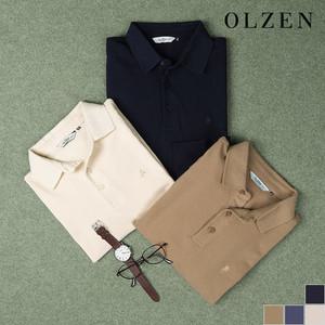 [올젠] 코튼100 솔리드 카라 티셔츠 (ZOD1TT1303)