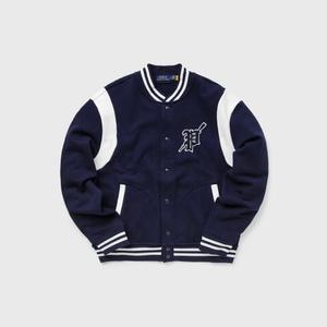 폴로 랄프 로렌 남성 네이비 악센트 패치 야구 점퍼 봄버 자켓 710900585001