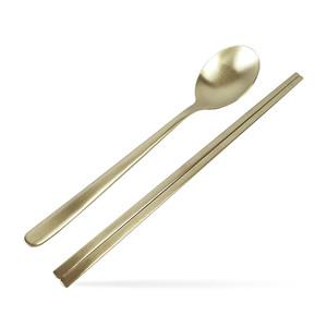 티타늄 골드 수저 숟가락 젓가락 골드수저세트