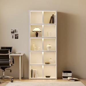 아씨방가구 제이슨 LED 조명 수납 36T 5단 책장 800