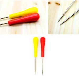 가죽공예용 송곳2개세트 수선학교준비물 천가죽구멍타공 벨트