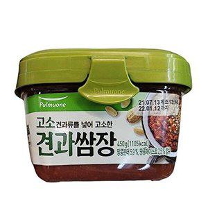 [셀러허브 식품]풀무원_찬마루고소견과쌈장_450G x 2개 24373