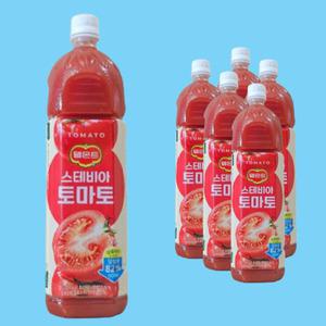 델몬트 스테비아 토마토 1.5Lx6펫 토마토쥬스