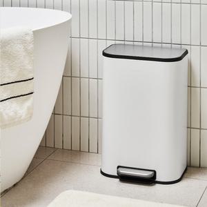 한샘 시그니처 페달 휴지통 12L 2color 실버 화이트