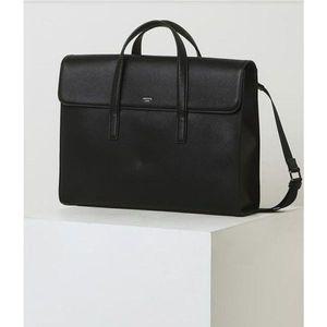 [NS홈쇼핑][헤지스ACC] HJBA5E411 블랙 로고배색 가죽 서류가방[34985108]