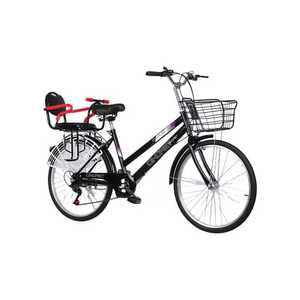 바구니자전거 감성 복고풍 솔리드 여성 인력거 마트