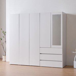 [라자가구]비바 오브 2000 서랍 거울 옷장 세트 LJY378