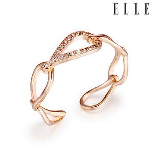 [엘르주얼리] 트위스트 체인 오픈링 ELBRWR127