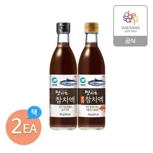 [청정원][본사직영]맛선생 참치액/꽃게참치액 950g 2종 2개 골라담기