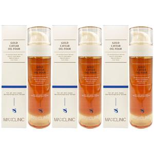 맥스클리닉 골드 캐비어 오일폼110g x3개 c3