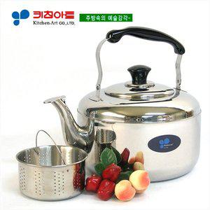 [퀸센스]키친아트 차망(휘슬)주전자 6L