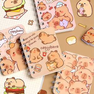 카피바라 스프링 노트 공책 유선 수첩 연습 메모장