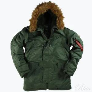 알파인더스트리 N 3B 레귤러 핏 MJN31000C1 세이지 레귤러핏