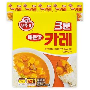 오뚜기 3분카레 매운맛 즉석카레 200g 6개