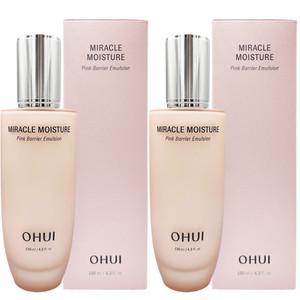 NEW 오휘 미라클 모이스처 핑크 베리어 에멀전 130ml 2개 b1