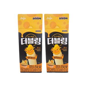 진주 천하장사 더블링 콰트로치즈 450gx2개 실온 치즈폭탄 소시지