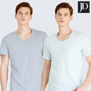 [제임스딘] 남성 순면 컬러 반팔 런닝 10매 세트