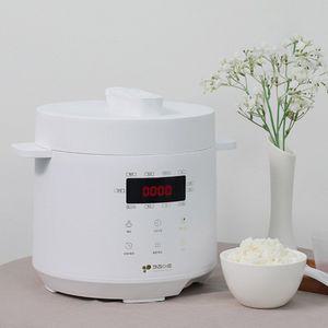 키친아트 6인용 압력밥솥 전기 미니 압력 밥솥 5인 6인 화이트 KRC-3260