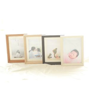 나무액자 미니 탁상 소형 사진액자 네츄럴우드 삼각 3x5 4x6 5x7 6x8 8x10 11x14 A4