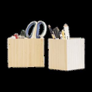 목공 수업 체험 나무 DIY 사각 1구 2구 연필꽂이 키트 재료 반제품 유아 어린이 만들기 스튜디오612