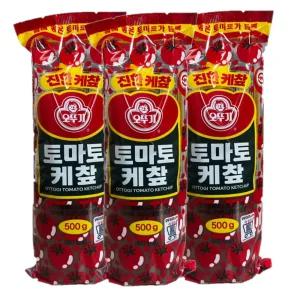 오뚜기 토마토 케찹 500g 3개
