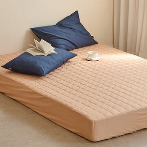 메이딘 국내생산 순면 트윌 누빔 매트리스커버(SS)(Q)