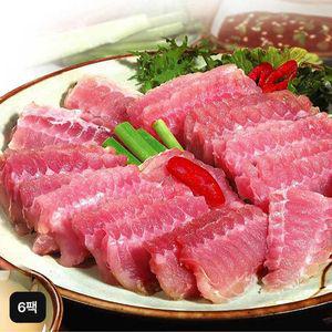 국내산 영산포 숙성홍어회 6팩 (모둠회100g+초장25g, 총 6팩)