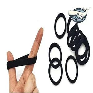 검정 고무 헤어링 머리끈 20개 헤어 스타일링-WFHJNWW