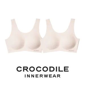 [크로커다일] 감탄브라 소프트핏 쉘론 U넥 패드일체형 브라2종 라이트베이