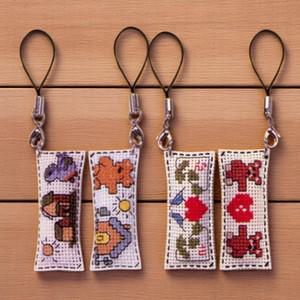 십자수도안 실 쿠션 키링 핸드폰줄 만들기 세트 만들기키트