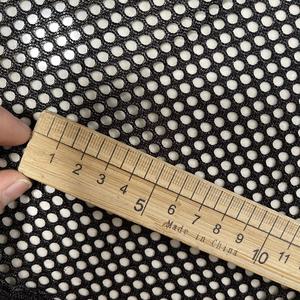 망사원단 솔리드 블랙 컬러 그물 원단 자동차 쿠션 니트 안감 의류 천 봉제 다기능 벌집 메쉬 5mm