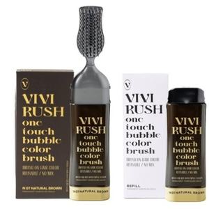 비비러쉬 새치 셀프 부분 버블 거품 염색약