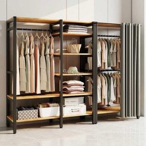 드레스룸 행거 시스템행거 옷장 스탠드 80 옷걸이 선반 C타입커튼