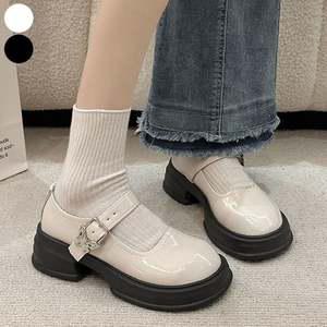 여자 둥근 앞코 통굽 플랫폼 메리제인 로퍼 슈즈 여성로퍼 로퍼샌들 통굽로퍼 통굽샌들 키높이샌들