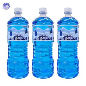 케이엠씨 사계절 에탄올워셔액 1.8L 3개,6개,12개(1박스)