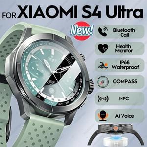 Xiaomi Watch S4 스포츠 스마트 워치 남성용 블루투스 통화 1.53in AMOLED 스크린 NFC GPS 나침반 IP67 방