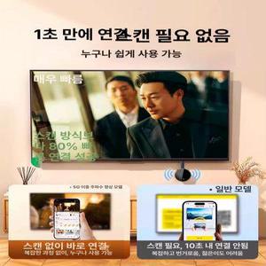 크롬캐스트 3세대 1080P 미라 캐스트 크롬 구글 홈 HDMI 호환