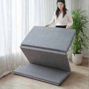 국산 단단한 접이식 3단 매트 매트리스 마블폼 폴드시크 토퍼 바닥 침대