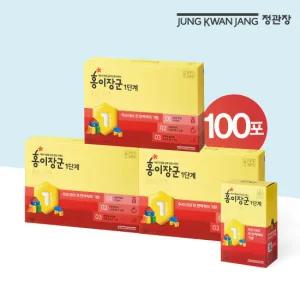 정관장 홍이장군 1단계 키즈홍삼 90+10포 15ml (3세~4세용)