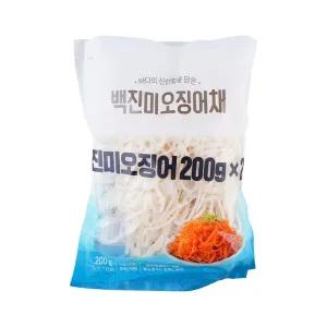 (바른)백진미오징어채 200g*2봉